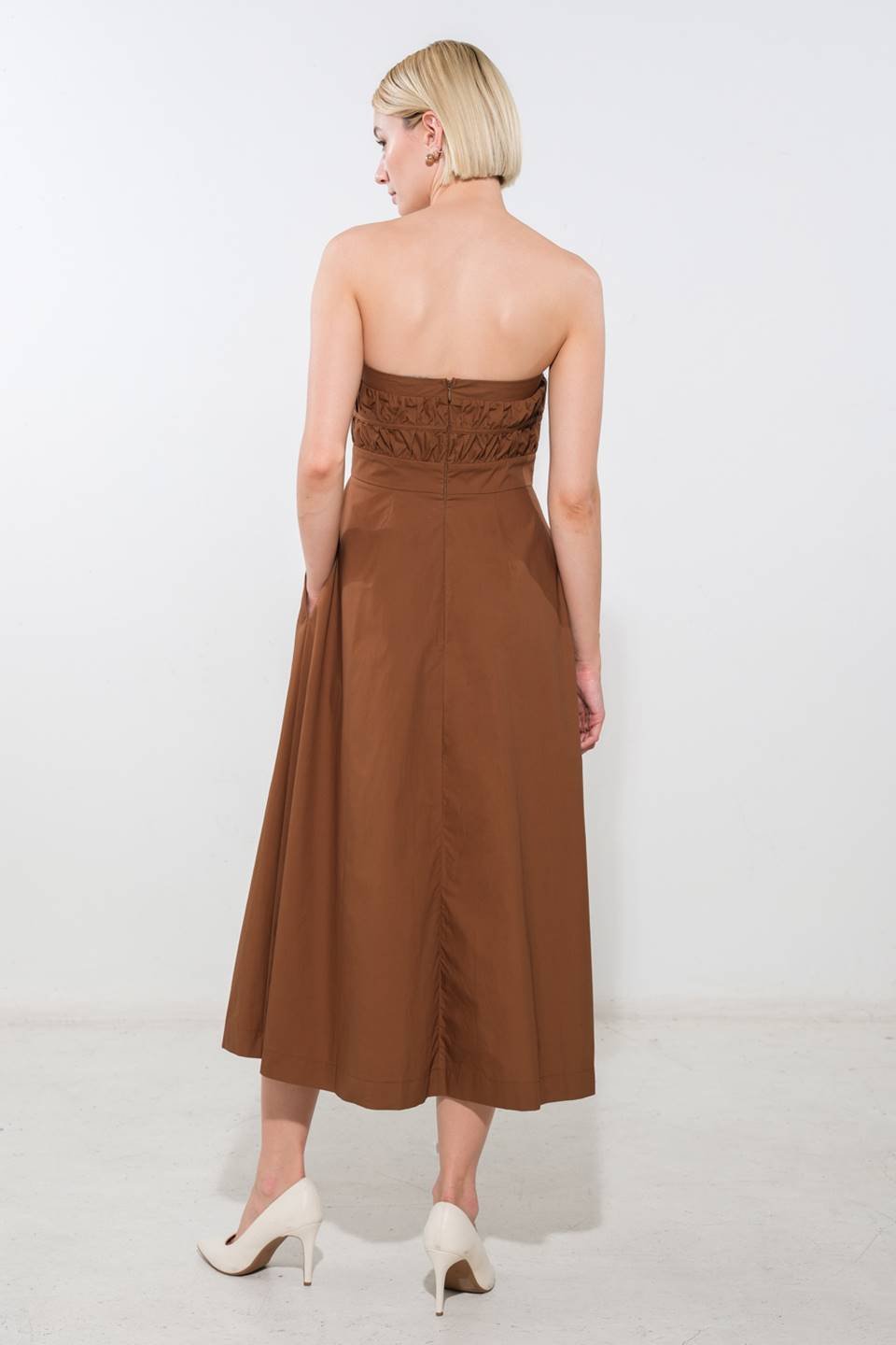 MYSTIC MUSE WOVEN MIDI DRESS - Mack & Harvie