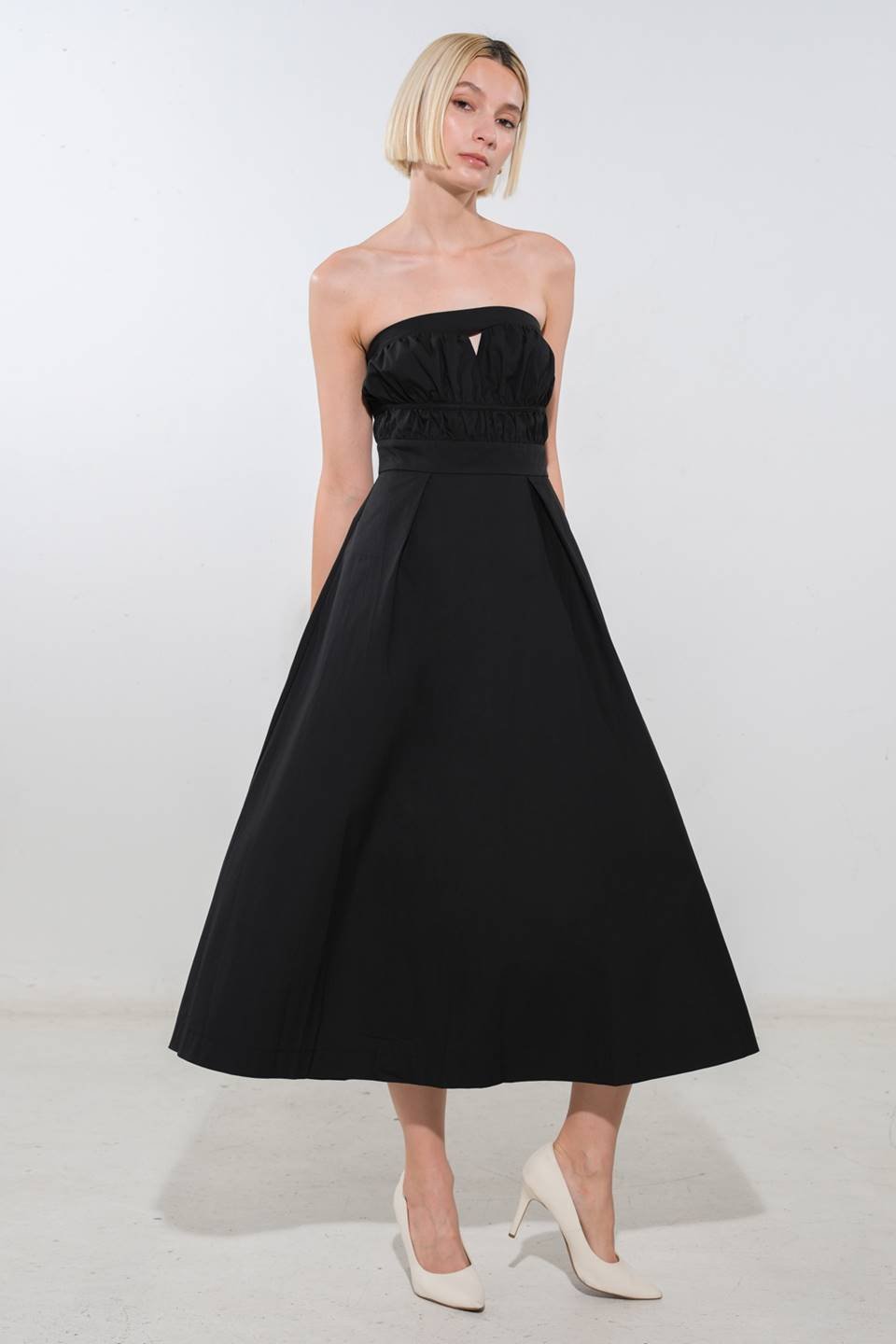 MYSTIC MUSE WOVEN MIDI DRESS - Mack & Harvie