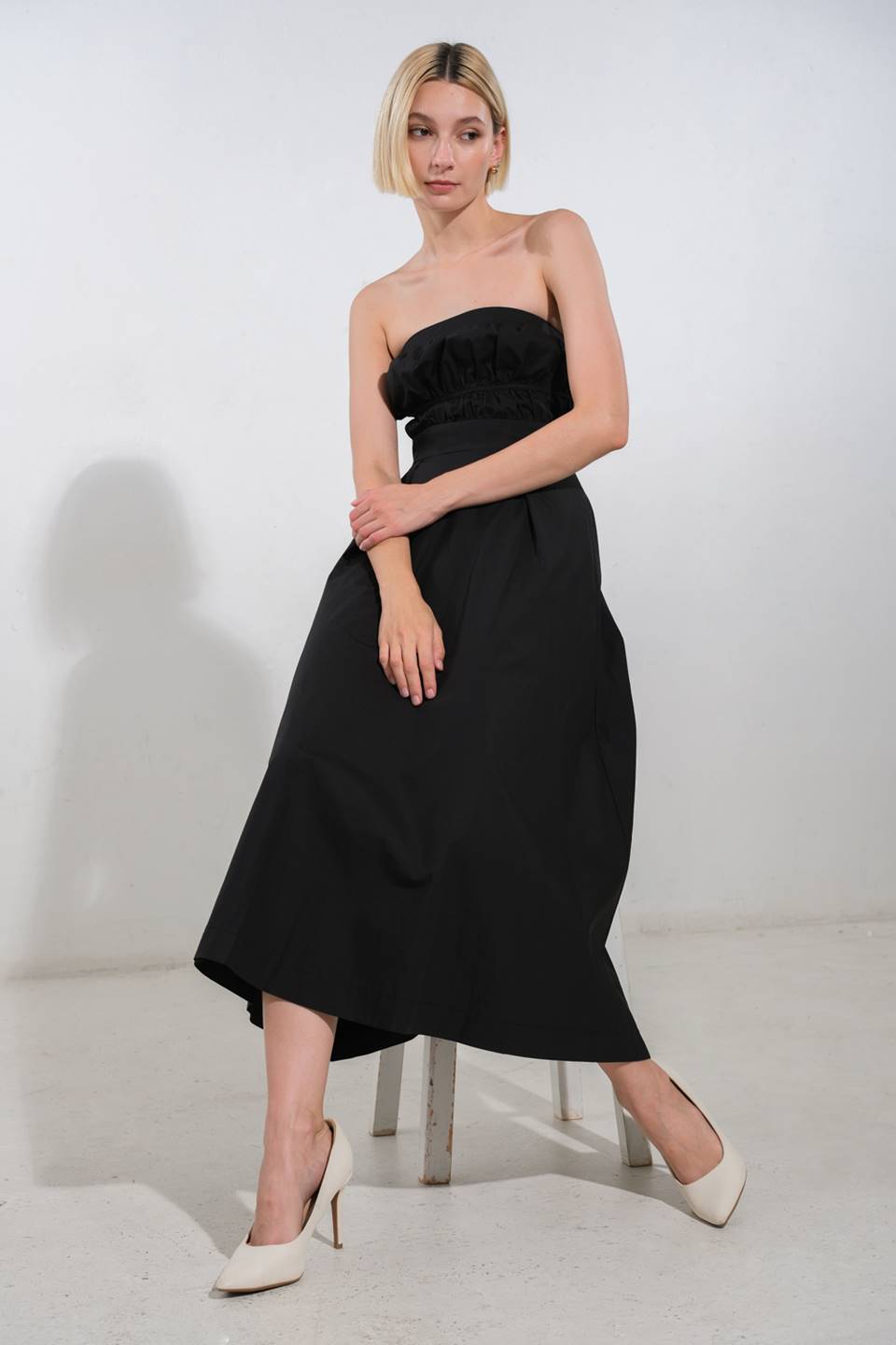 MYSTIC MUSE WOVEN MIDI DRESS - Mack & Harvie