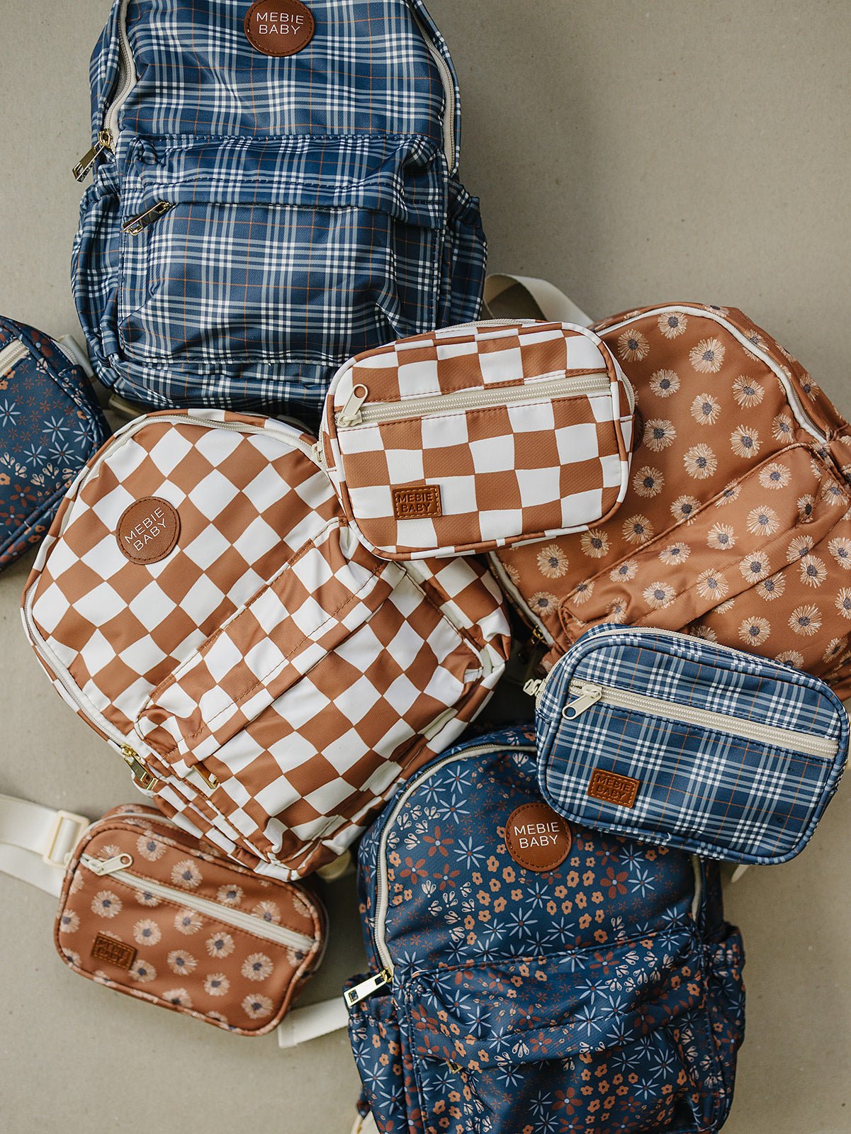 Navy Floral Mini Fanny Pack - Mack & Harvie