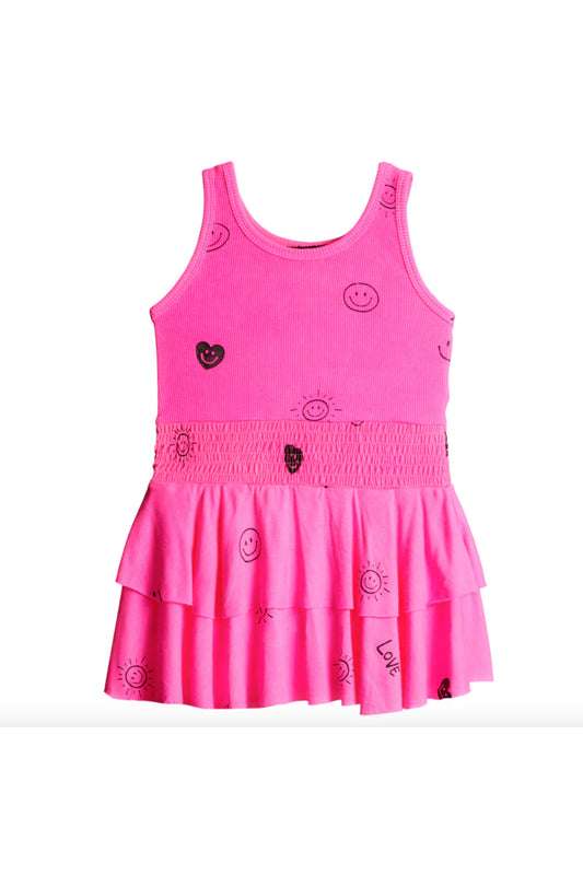 Neon Pink Icon Dress