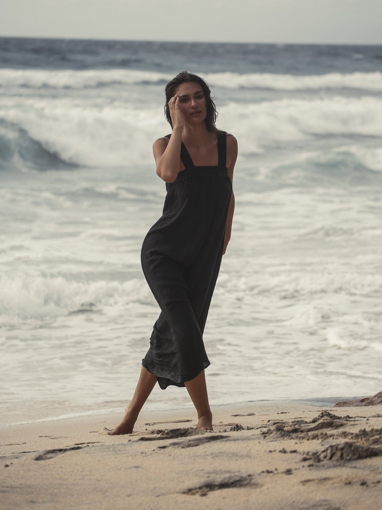 Noa Maxi Dress - Black - Mack & Harvie