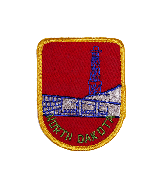 Vintage North Dakota Embroidered Patch