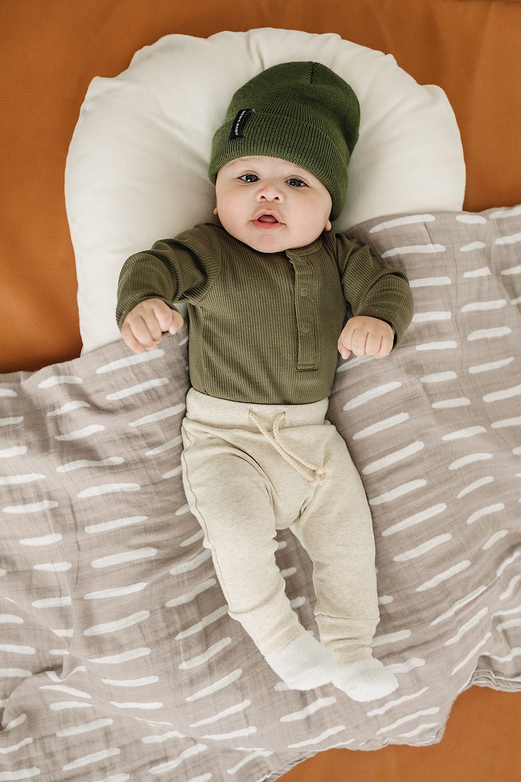 Oatmeal Cotton Joggers - Mack & Harvie