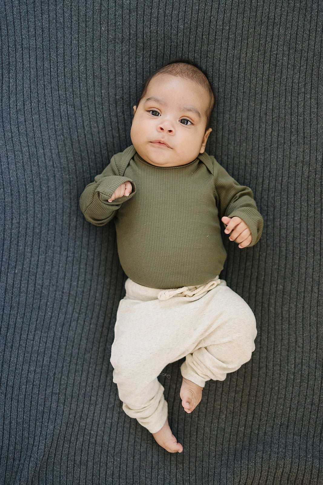 Oatmeal Cotton Joggers - Mack & Harvie