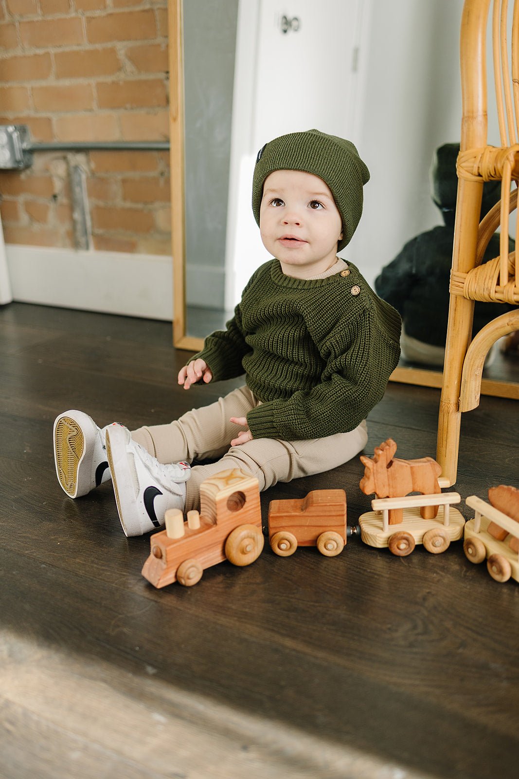 Oatmeal Organic Leggings - Mack & Harvie