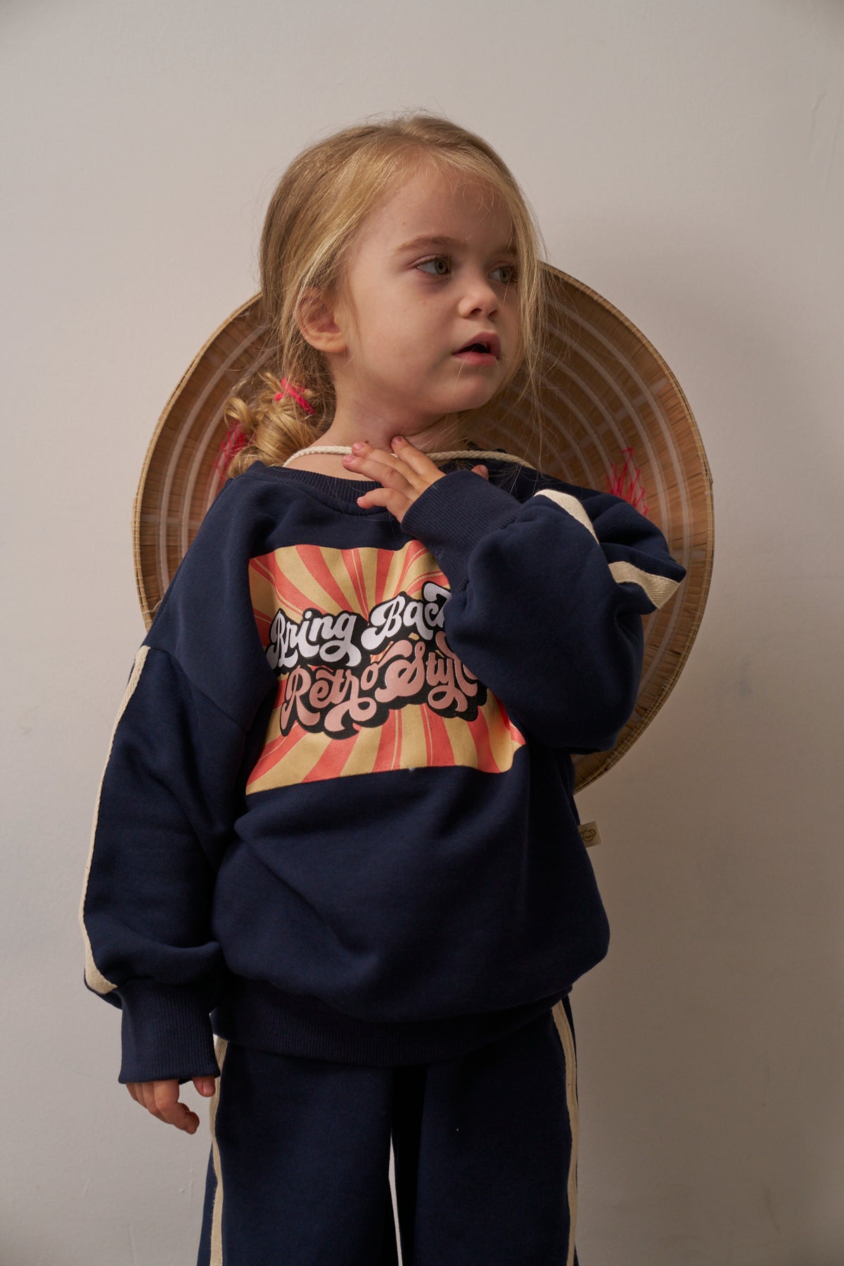 Retro Vibes Navy Tracksuit