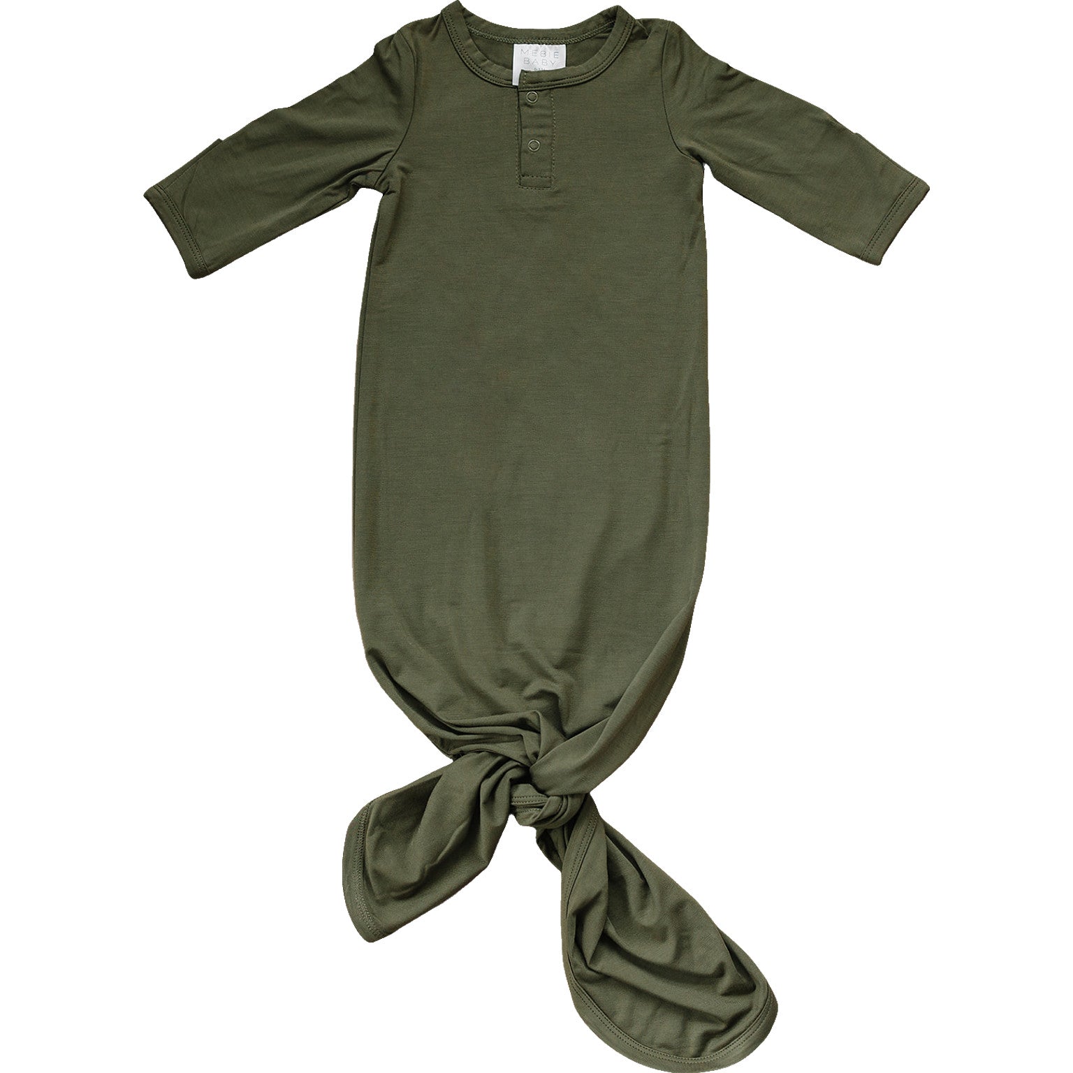 Olive Bamboo Knot Gown - Mack & Harvie
