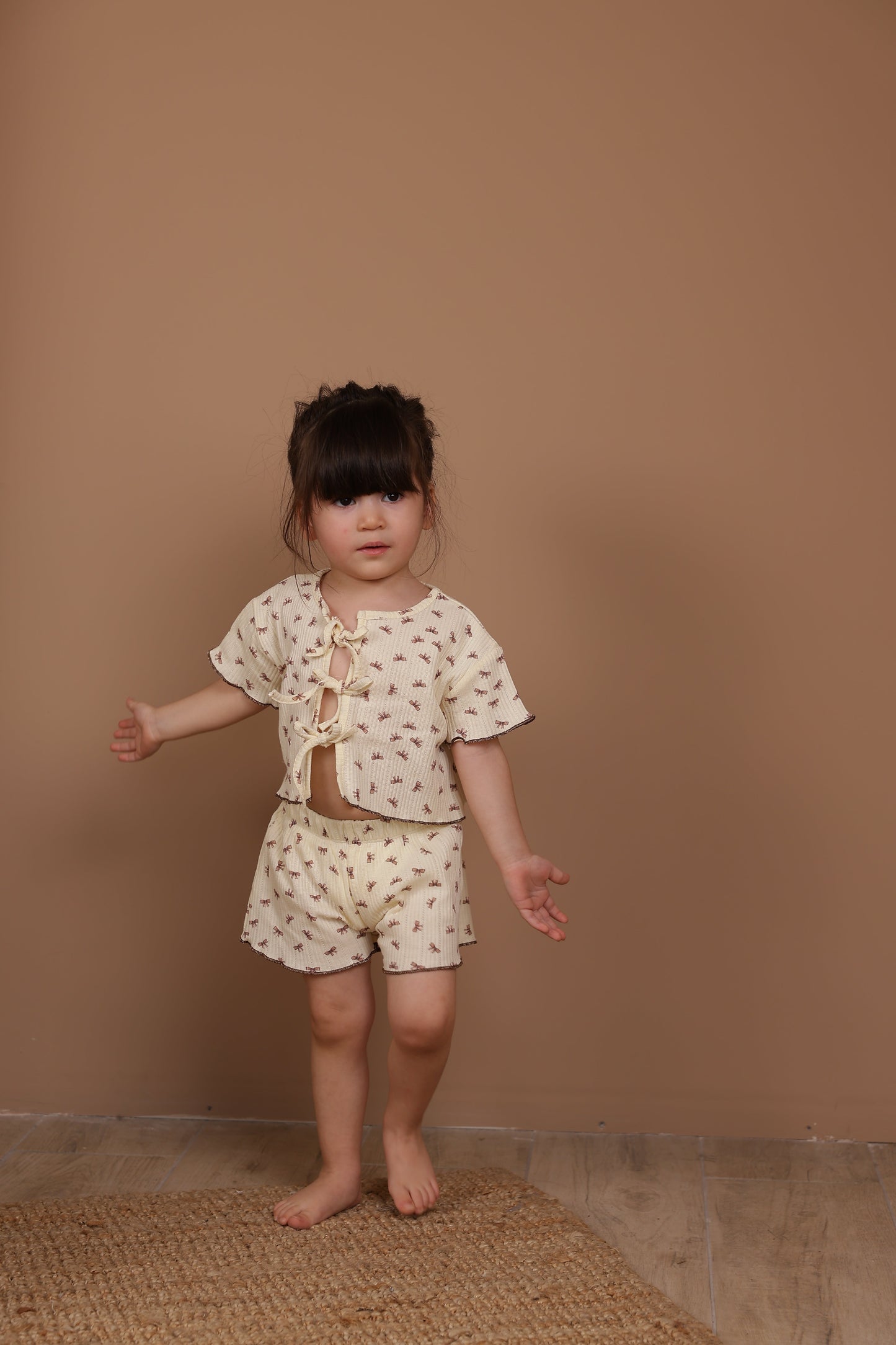 Petite Bow Tie-Front Set