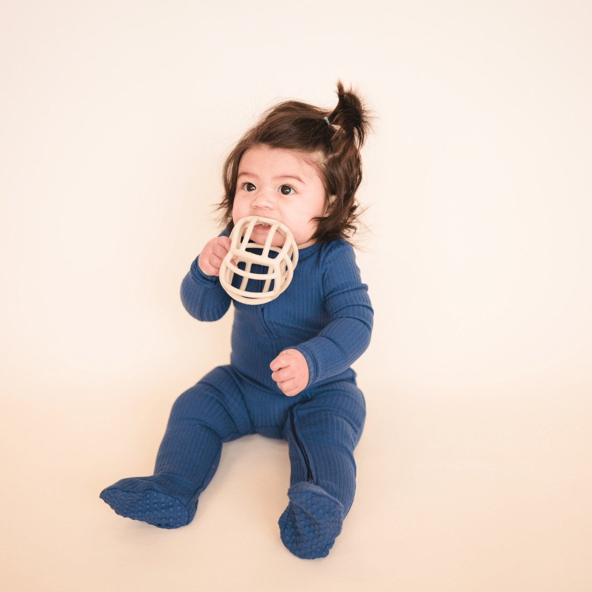 Organic Cotton Ribbed Footie - Mack & Harvie