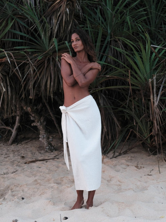 Paradiso Pareo Dress - Natural - Mack & Harvie