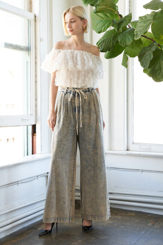PASSING THOUGH DENIM PANTS - Mack & Harvie