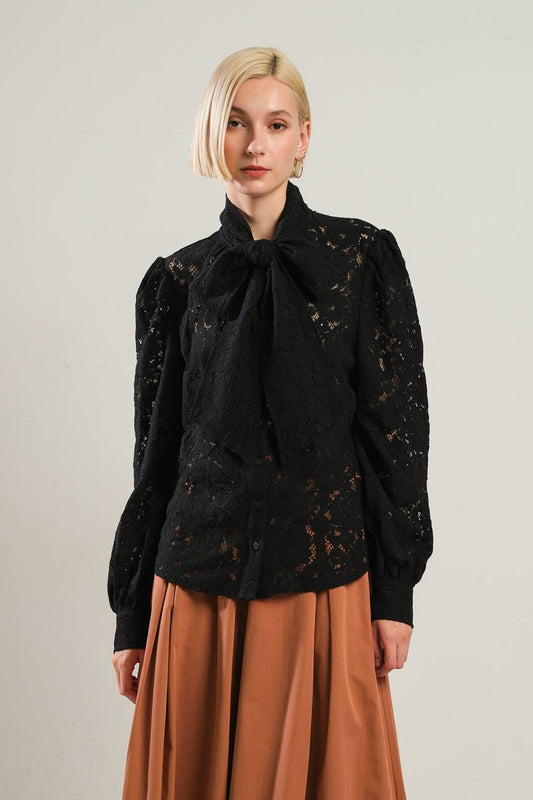 PATRIOTIC PRINCESS WOVEN LACE TOP - Mack & Harvie