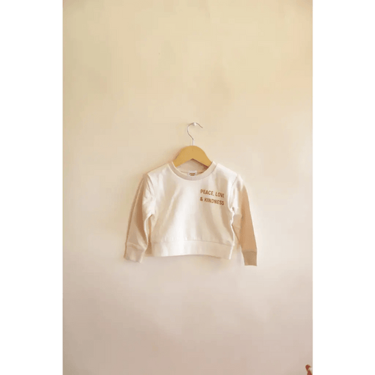 Peace, Love and Kindness Pullover - Baby - Mack & Harvie