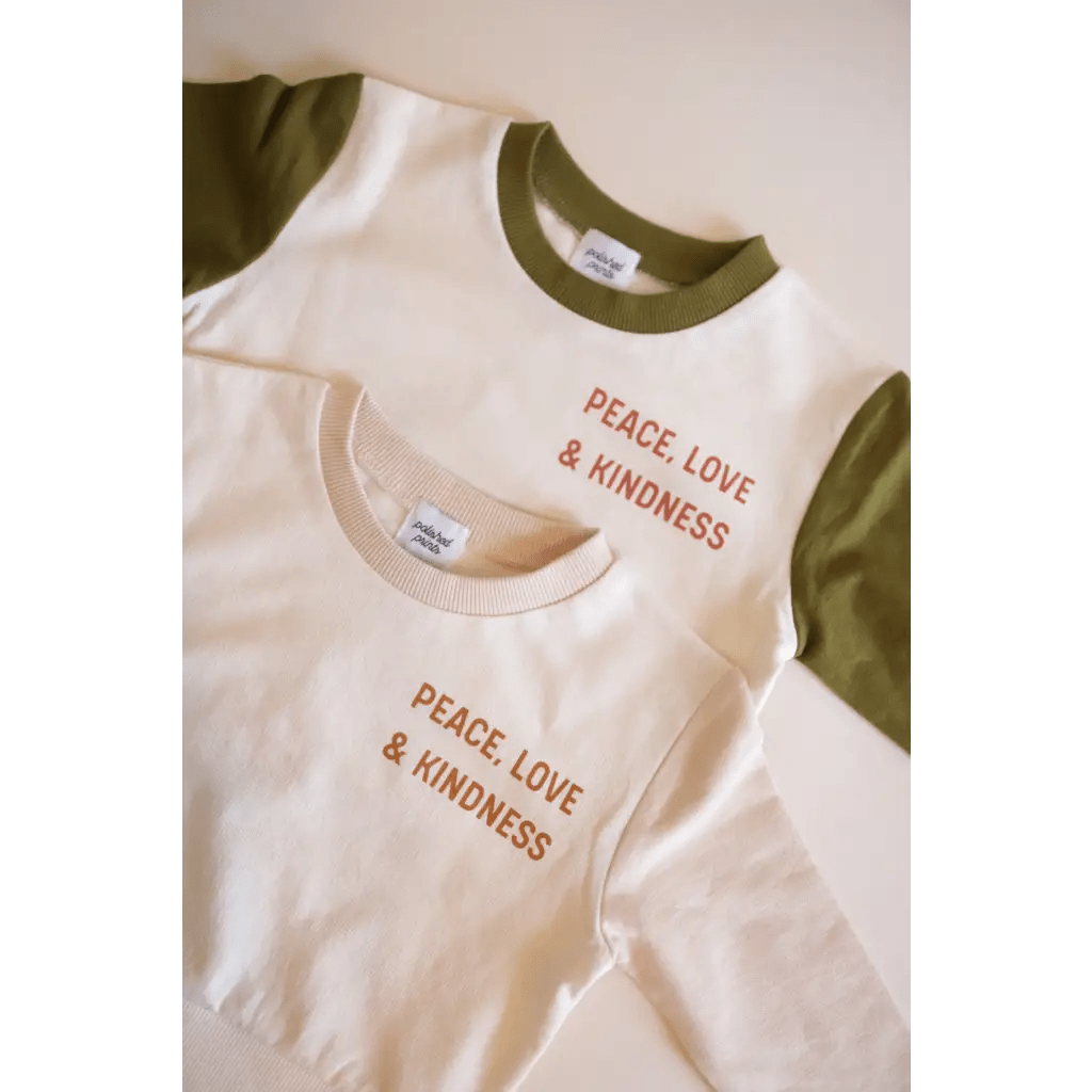Peace, Love and Kindness Pullover - Baby - Mack & Harvie