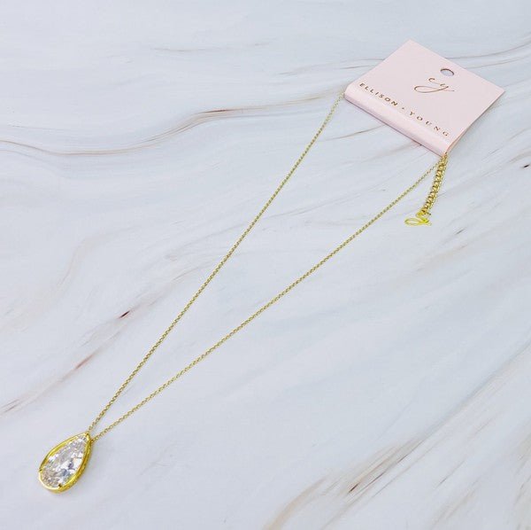 Penny Pear Shine Necklace - Mack & Harvie