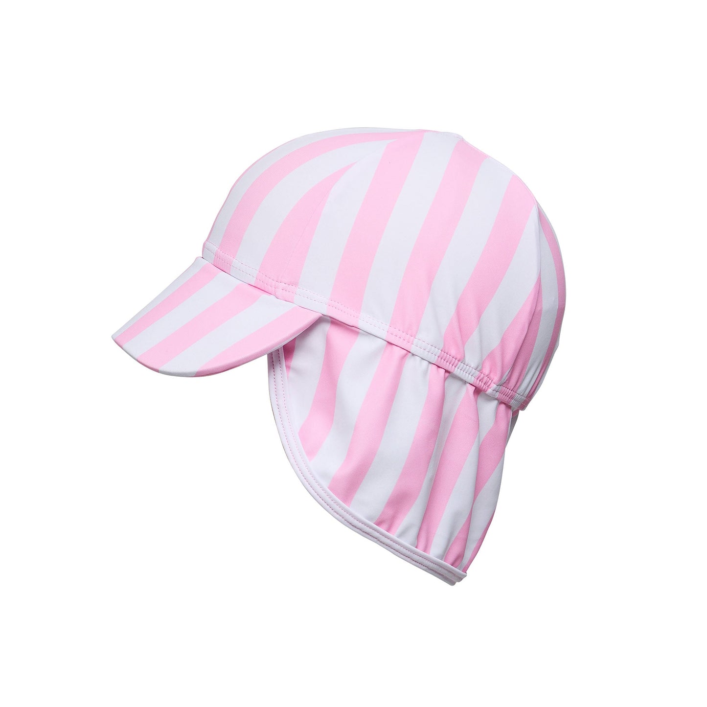 Pink Stripe Floating Flap Hat - Mack & Harvie