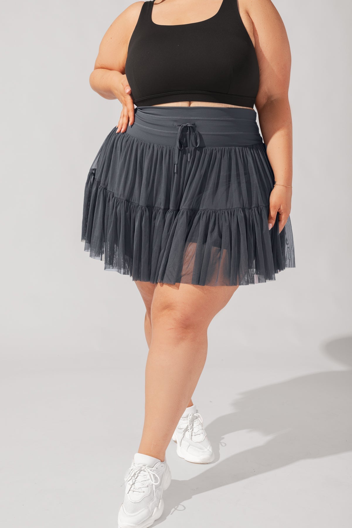 Pirouette Skort - Smoky Grey - Mack & Harvie