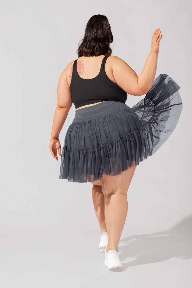 Pirouette Skort - Smoky Grey - Mack & Harvie