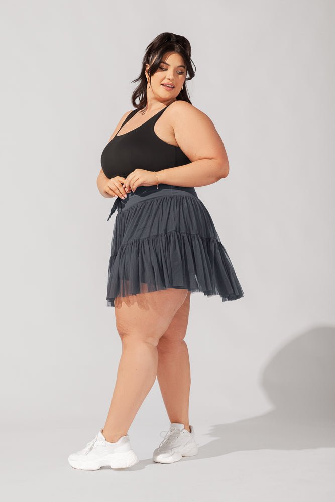 Pirouette Skort - Smoky Grey - Mack & Harvie