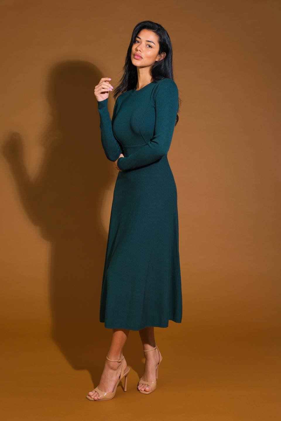 PLACE TO BE SWEATER MIDI DRESS - Mack & Harvie