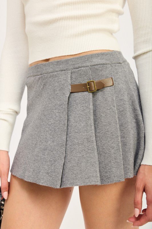 PLEATED MINI SKORT - Mack & Harvie