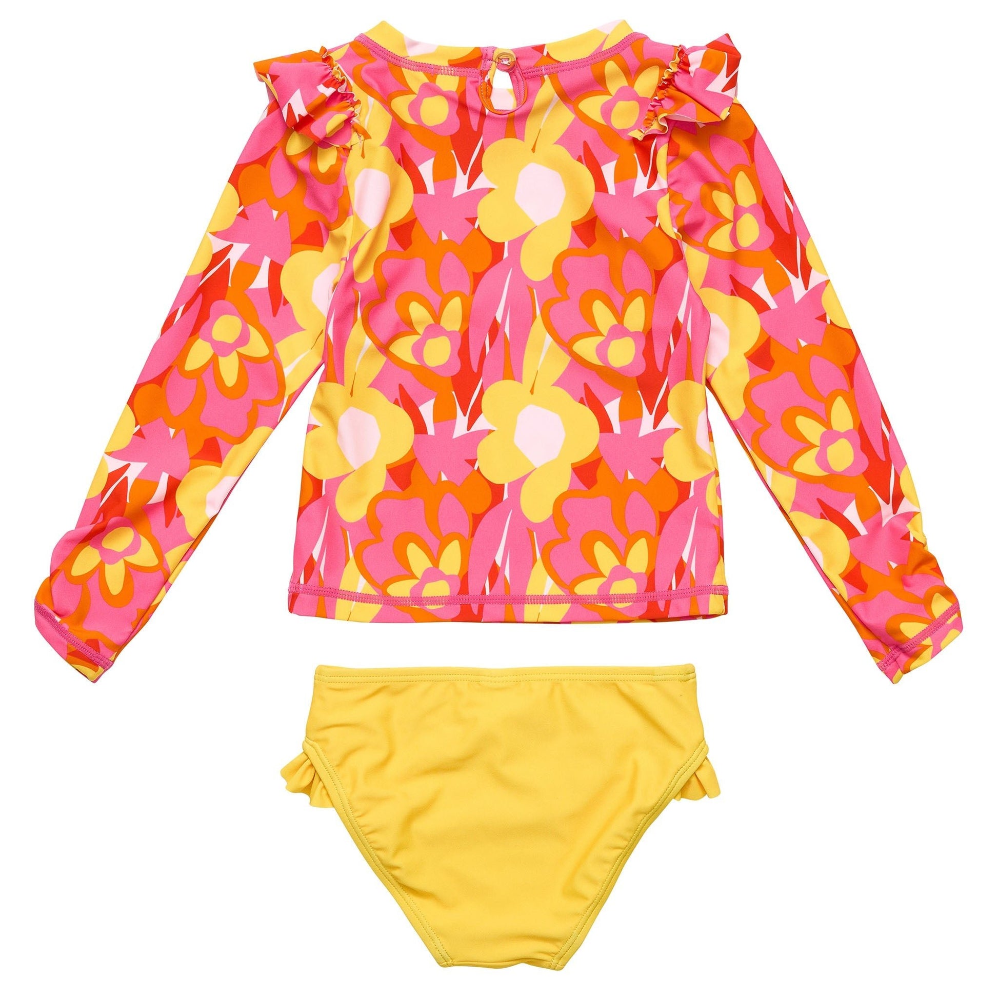 Pop of Sunshine LS Ruffle Set - Mack & Harvie