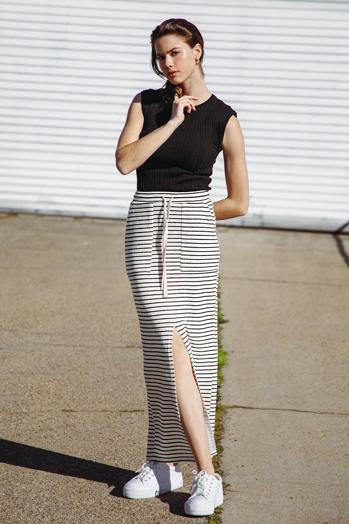 PRETTY ON POINT KNIT SKIRT - Mack & Harvie