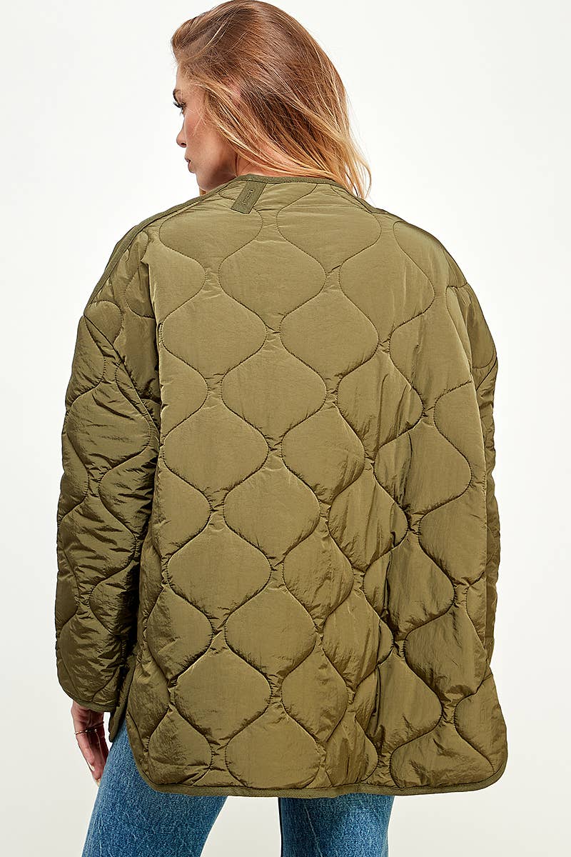 QUILTED LONG SLEEVE JACKET - Mack & Harvie