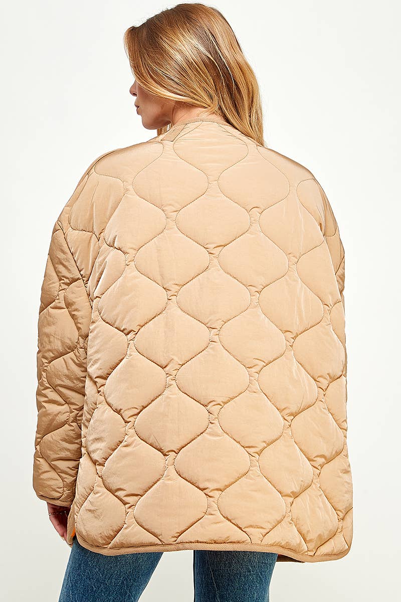 QUILTED LONG SLEEVE JACKET - Mack & Harvie