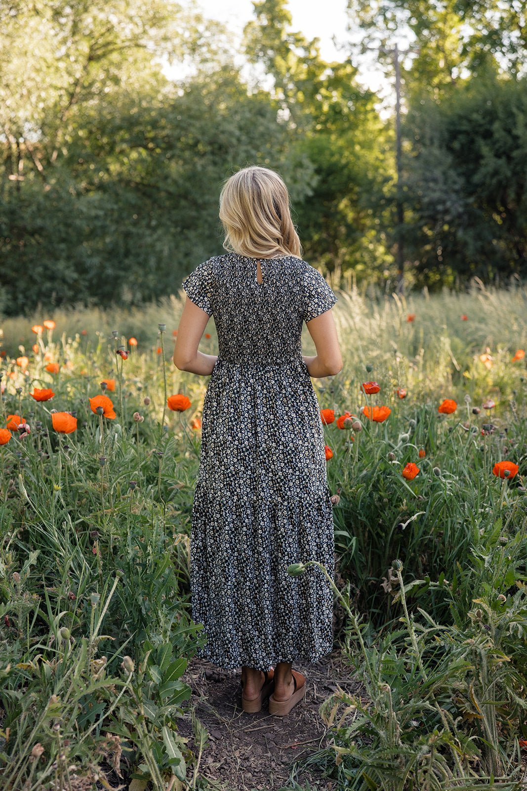 Rachelle Smocked Maxi - Mack & Harvie