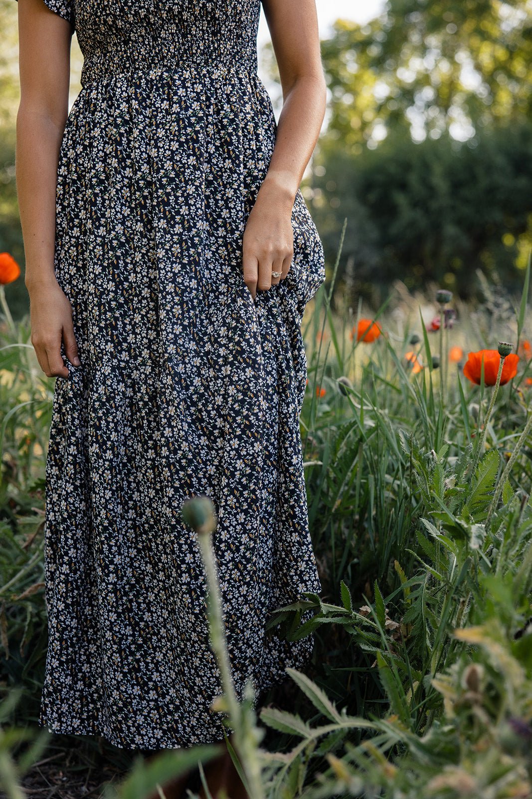 Rachelle Smocked Maxi - Mack & Harvie