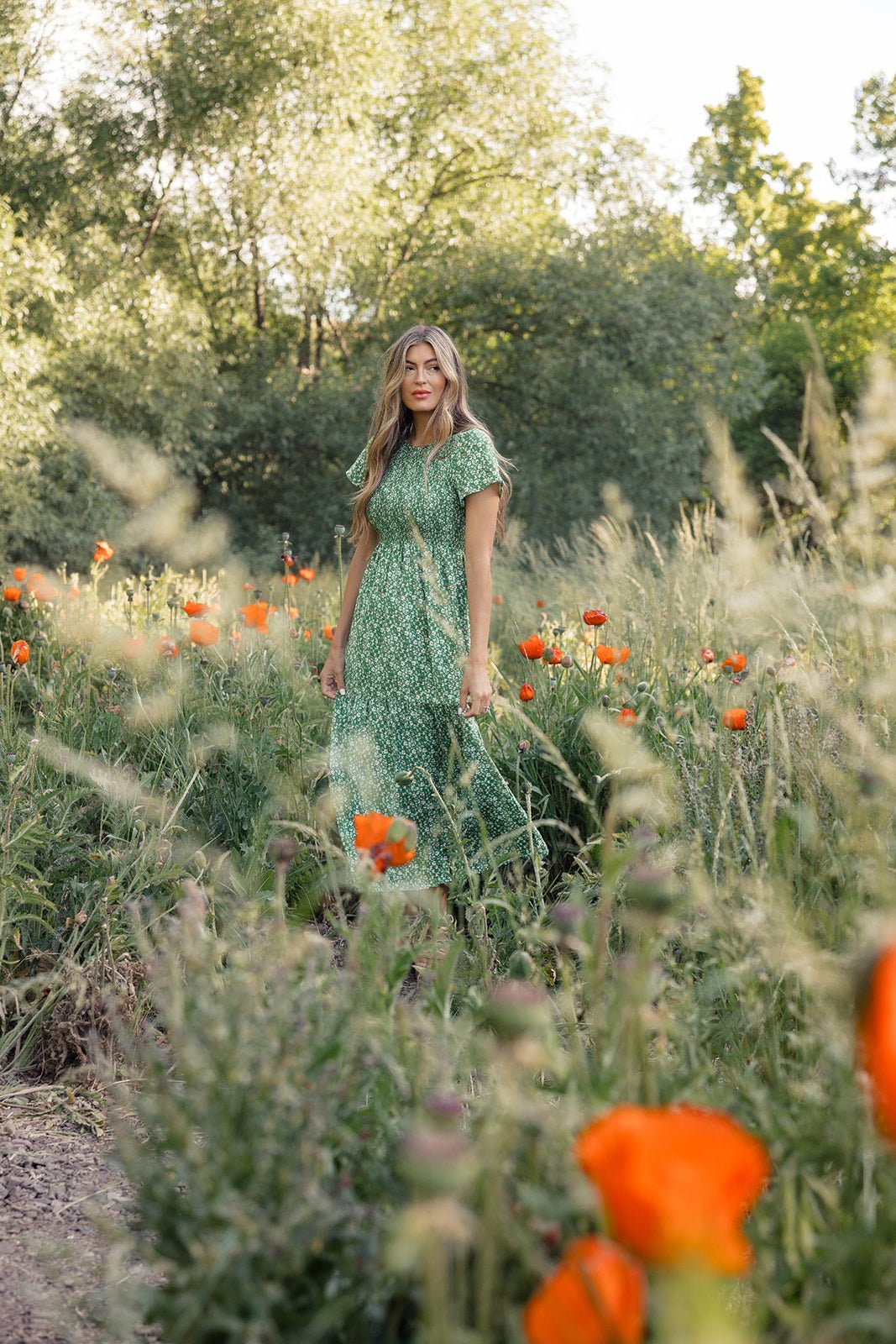 Rachelle Smocked Maxi - Mack & Harvie