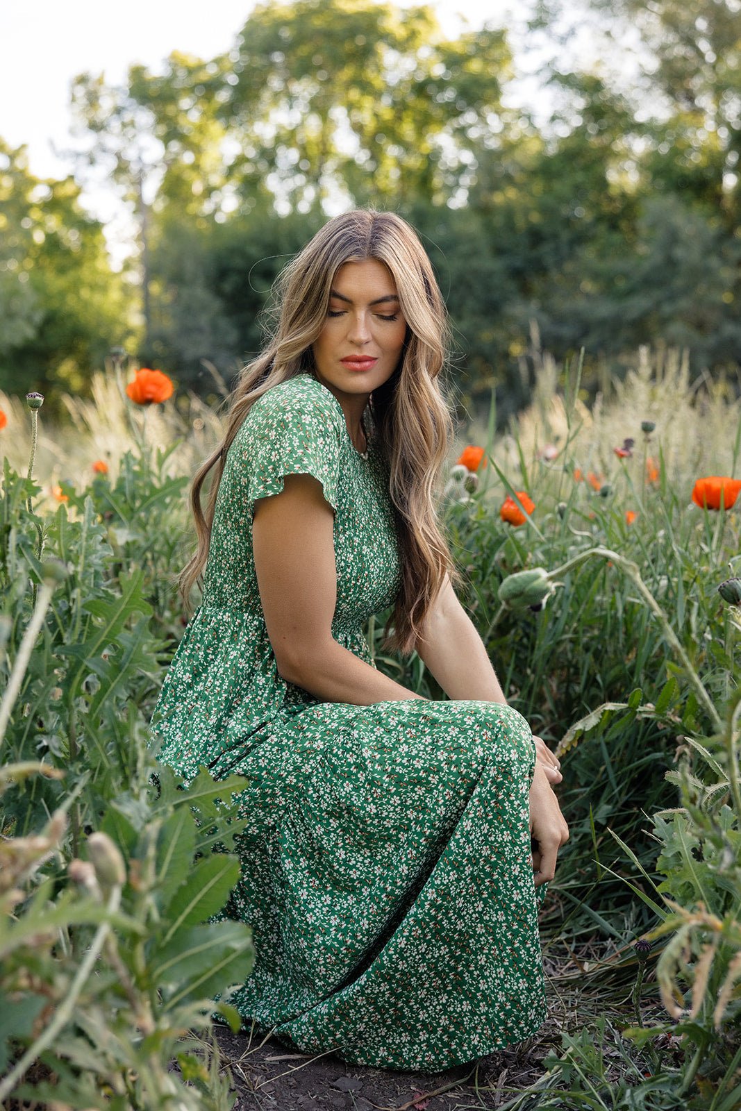 Rachelle Smocked Maxi - Mack & Harvie