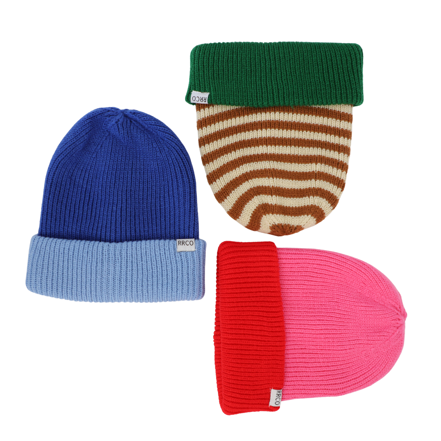 Thick Knit Beanie Red/Pink