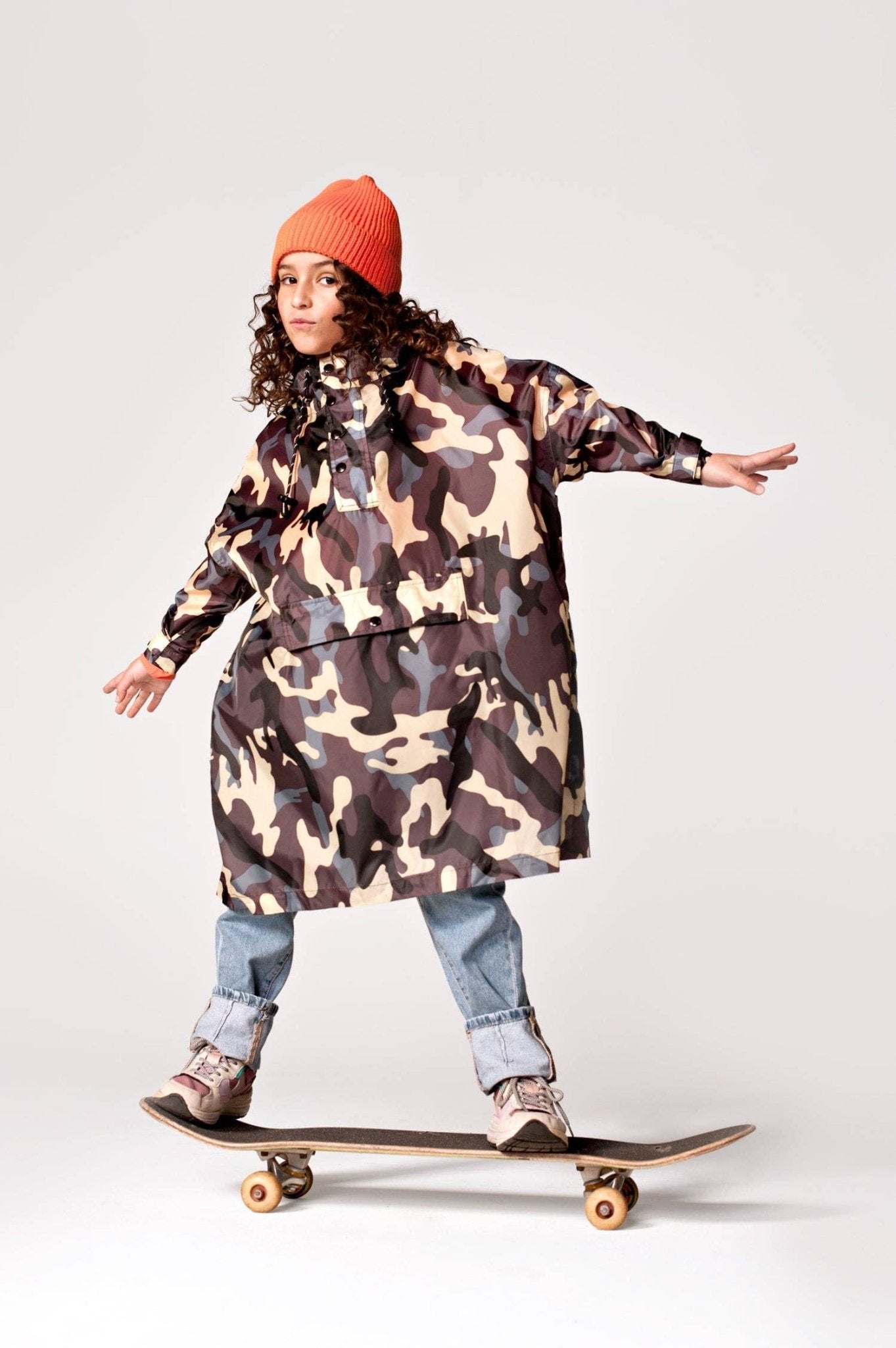 Rainkiss - Jungle Camo - Kids Rain Poncho - Mack & Harvie
