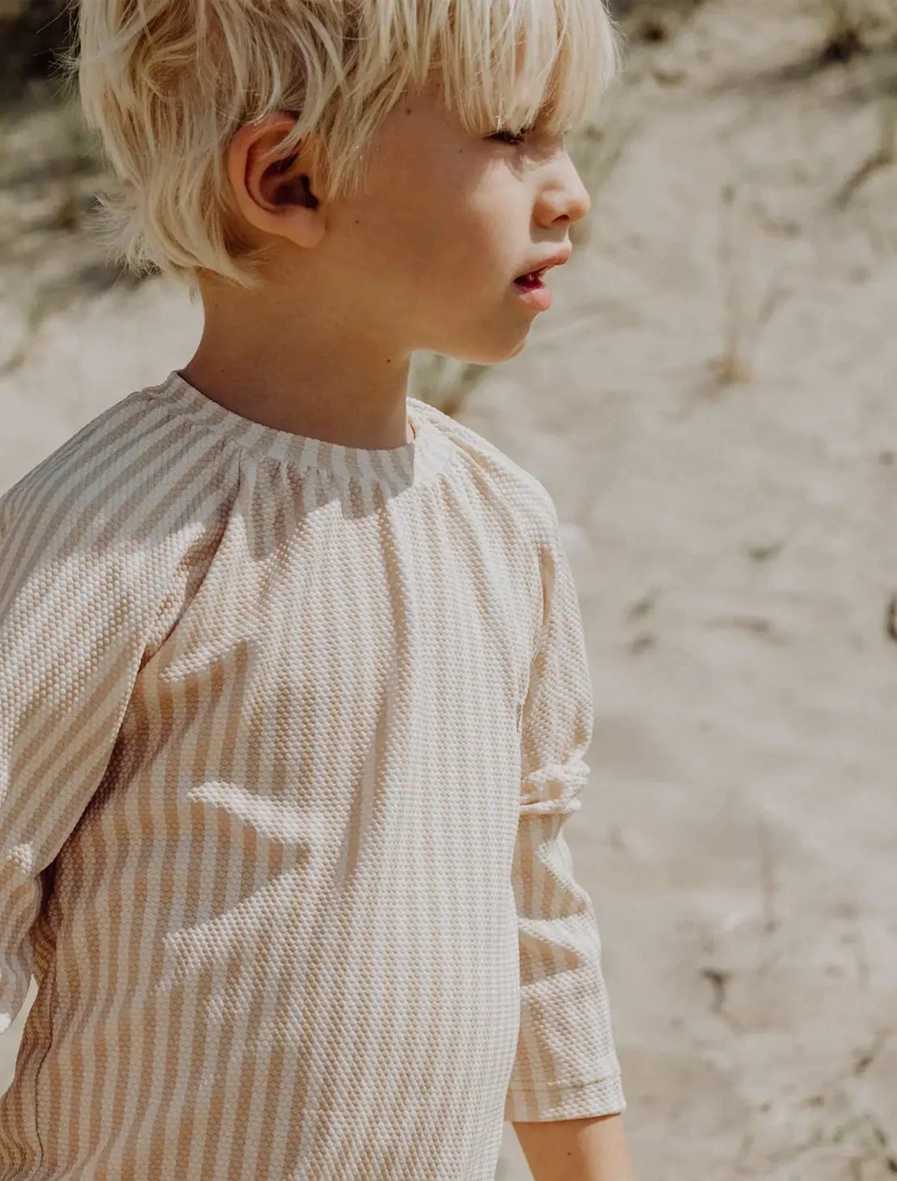 Rash Tee - Honey Stripe - Mack & Harvie