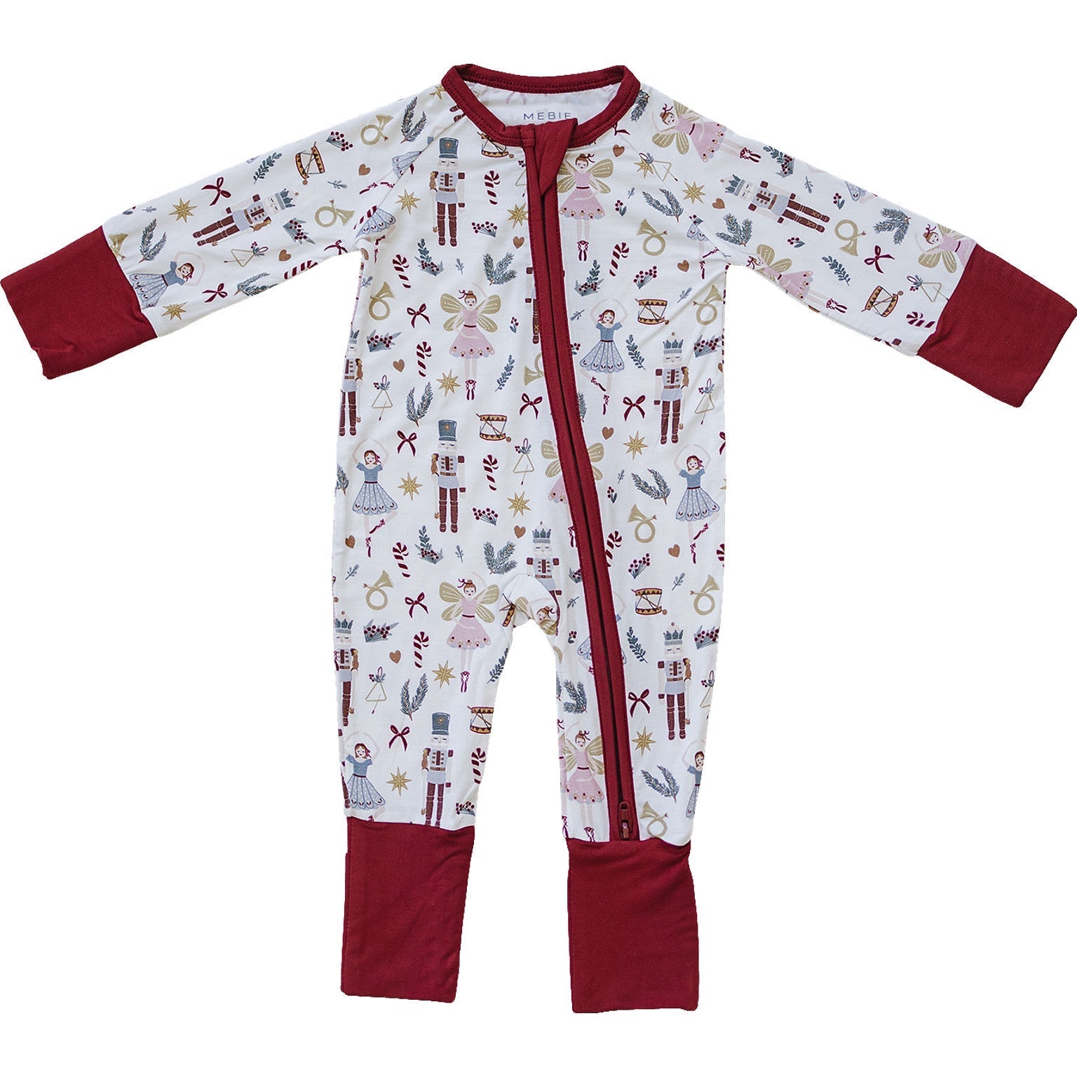 Red Nutcracker Bamboo Zipper - Mack & Harvie