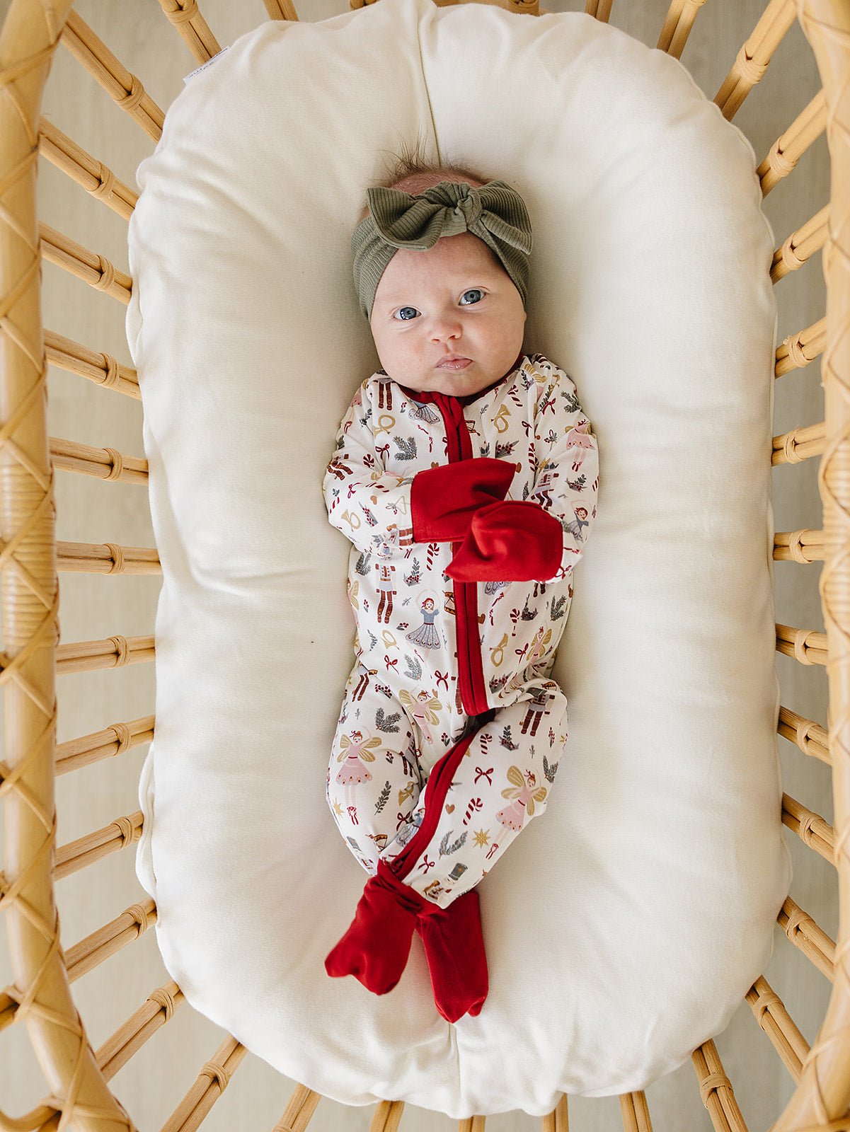 Red Nutcracker Bamboo Zipper - Mack & Harvie
