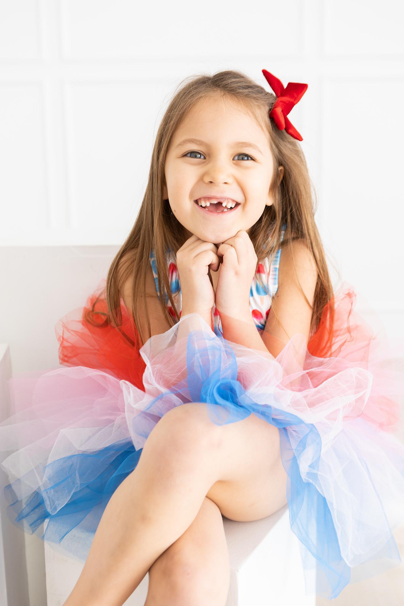 Red, White & Cute Tank Tutu Leotard - Mack & Harvie