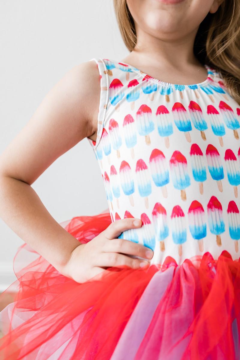 Red, White & Cute Tank Tutu Leotard - Mack & Harvie