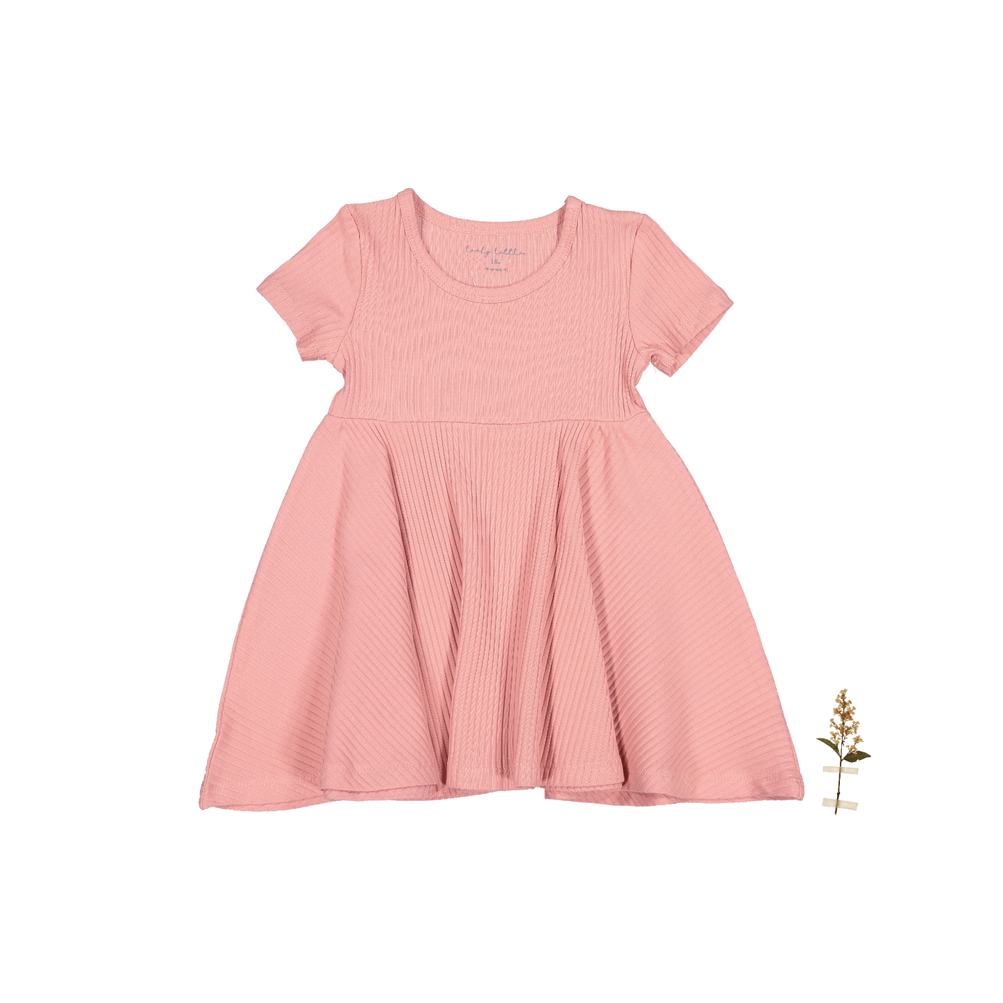 The Short Sleeve Dress - Rose