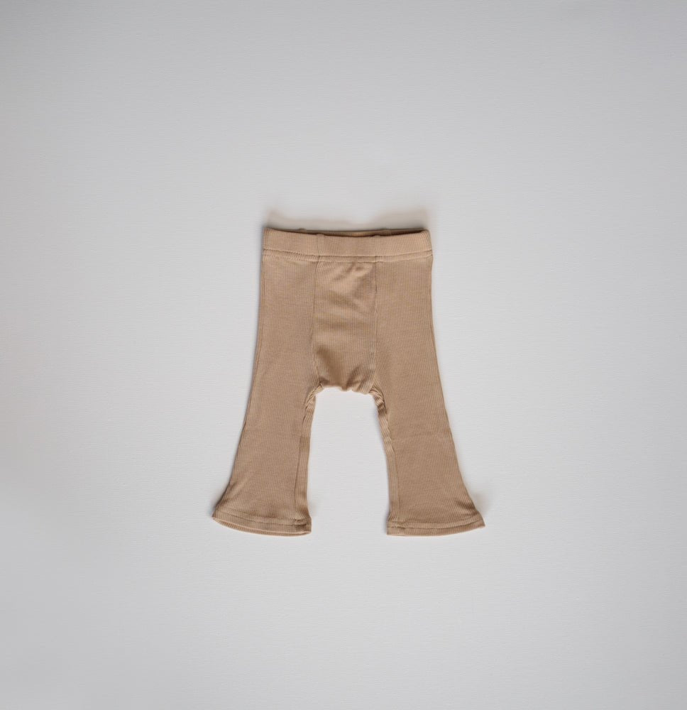 Ribbed Modal Flare Pant - Mack & Harvie