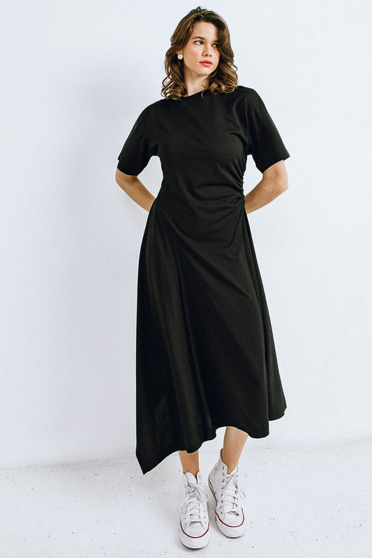 RIGHT ON CUE KNIT MIDI DRESS - Mack & Harvie