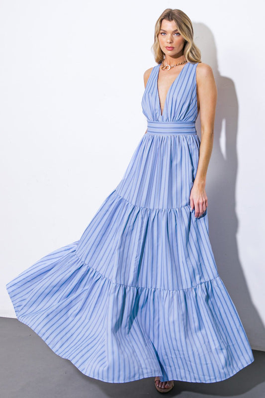 RISE TO THE OCCASION WOVEN MAXI DRESS - Mack & Harvie
