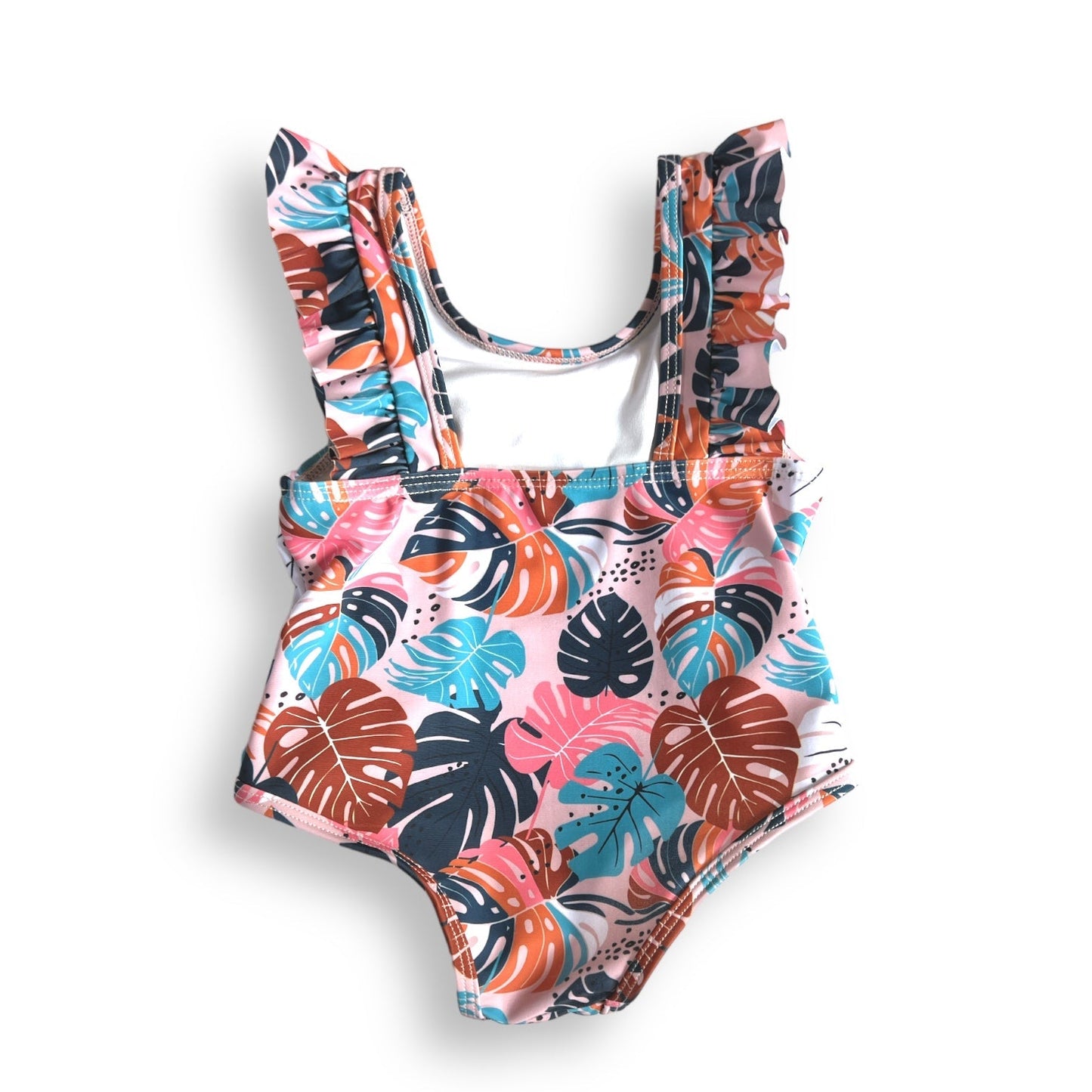 RUFFLE SWIMSUIT- Monstera - Mack & Harvie