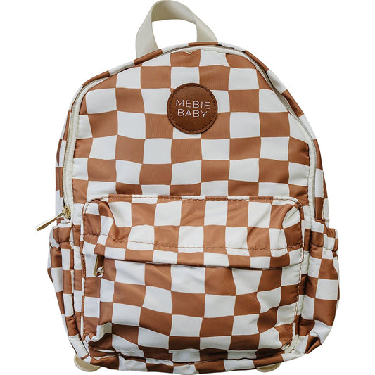 Rust Wavy Checkered Mini Backpack - Mack & Harvie