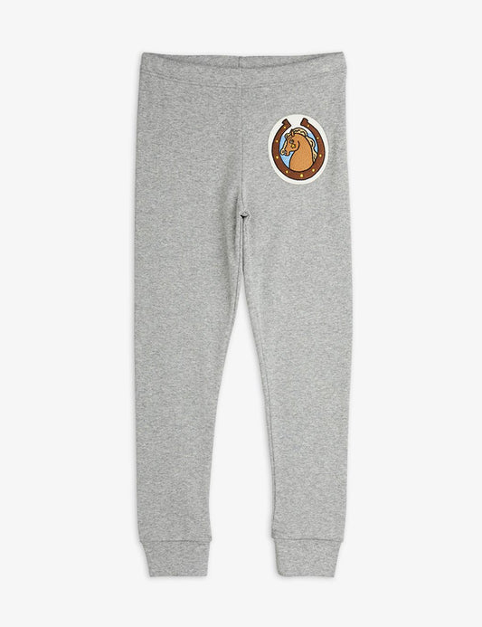 Horses Patch Leggings Grey - Melange
