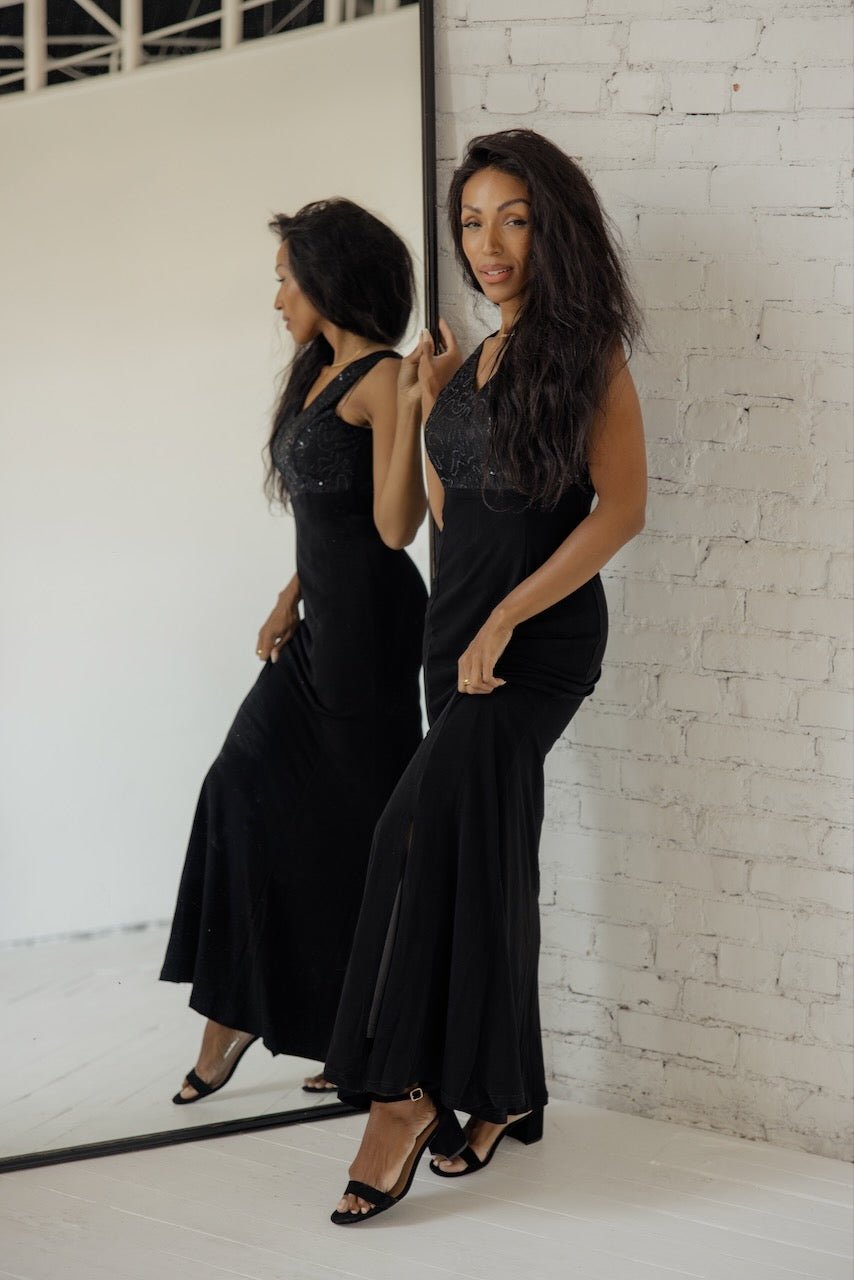 SALT Gala Timeless Sequin Detail Dress - Mack & Harvie