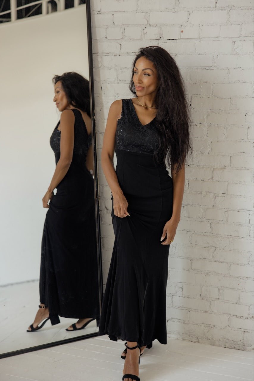 SALT Gala Timeless Sequin Detail Dress - Mack & Harvie